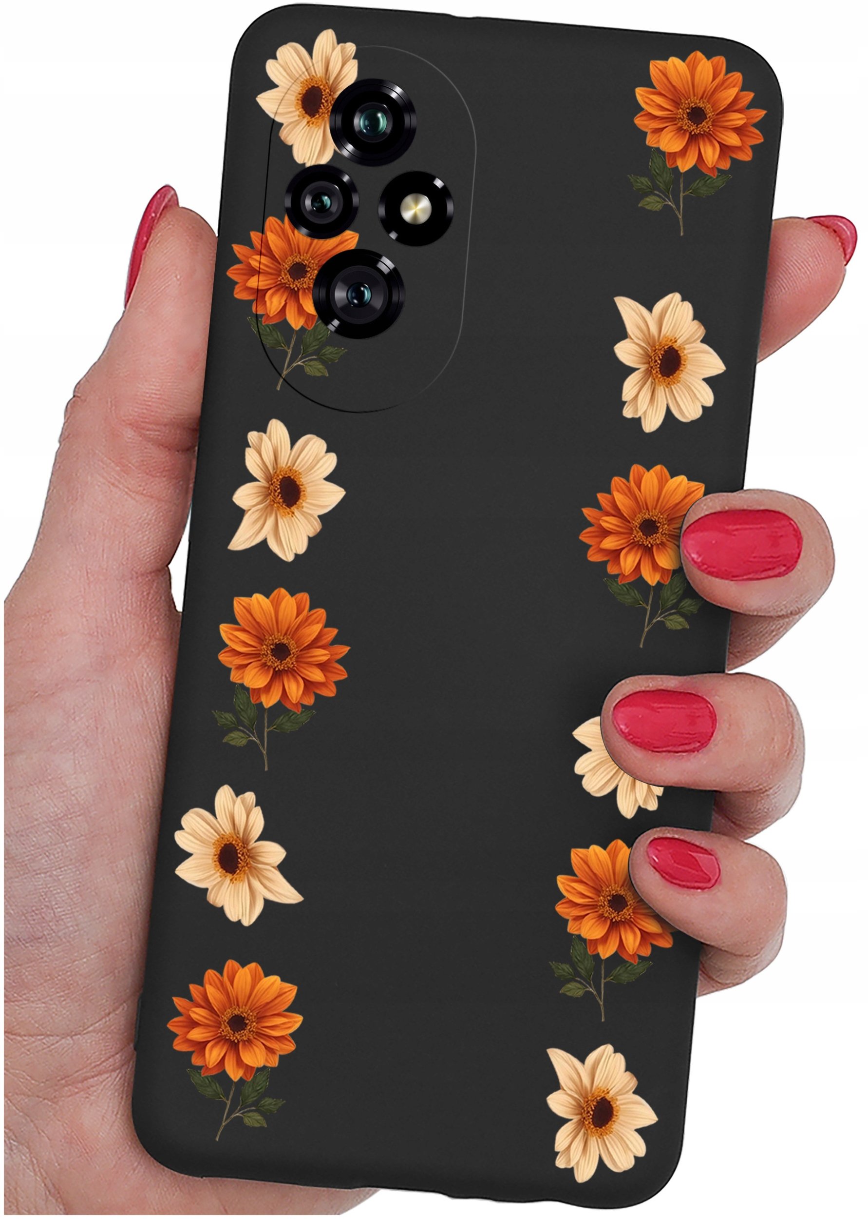 ETUI do Honor 200 5G | WZORY | SILIKONOWE MATT CASE + SZKŁO 9H