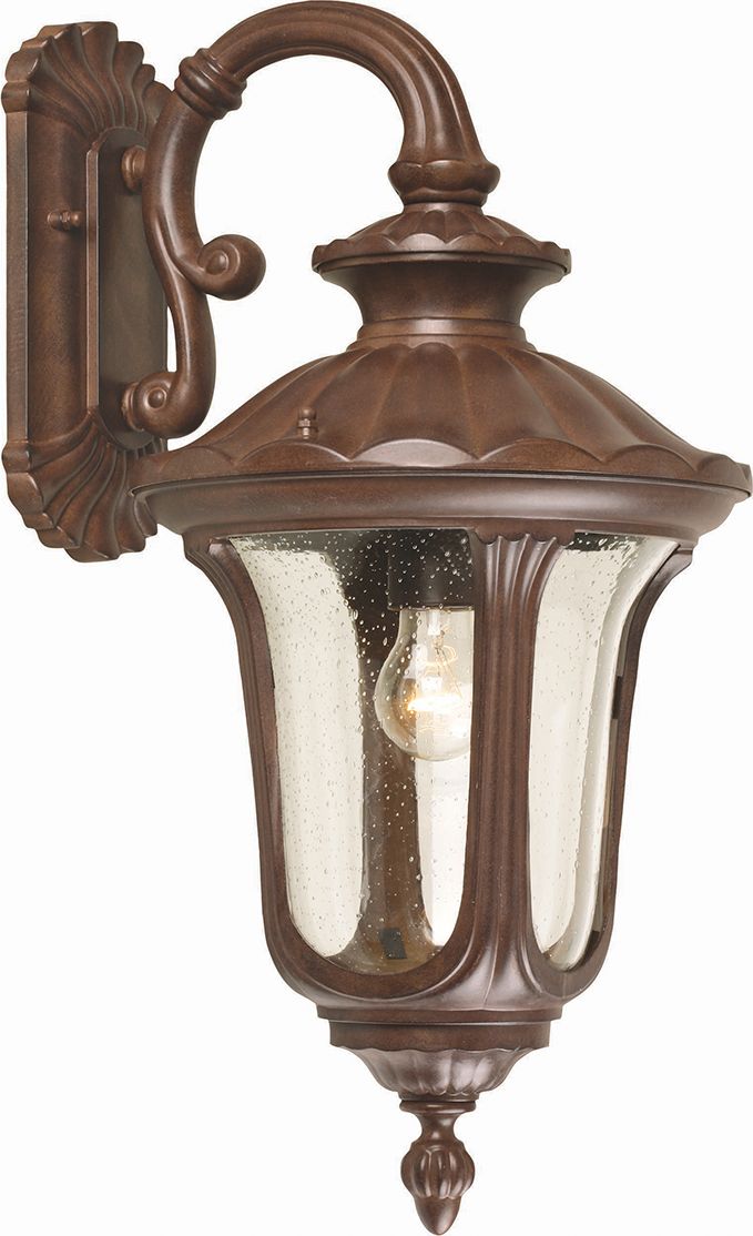Kinkiet Elstead Kinkiet na elewację brązowy Elstead Chicago CC2-M