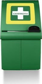 Cederroth Dozownik plastra Soft NEXT z bandażem z pianki Cederroth Soft Foam Bandage Blue, 6 cmx450cm