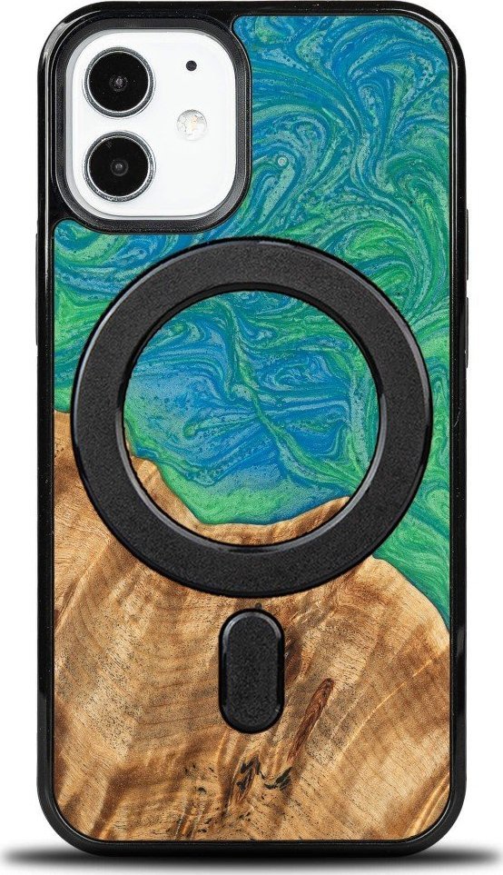 BeWood Etui Bewood Unique na iPhone 12 Mini - Neons - Tokyo z MagSafe