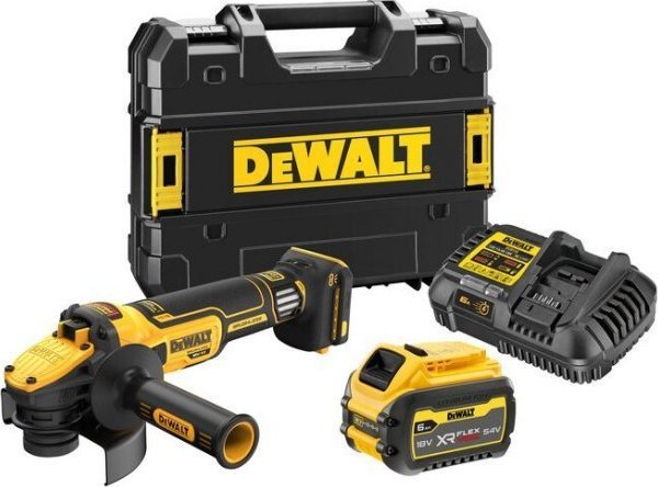 Szlifierka Dewalt SZLIFIERKA KÄTOWA AKUMULATOROWA 125 MM XR 18V 1*6.0AH T-STAK