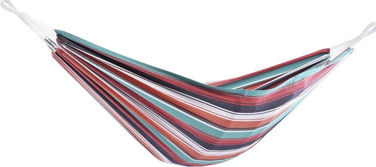 Brazilian Brazilian Hamak dwuosobowy, czerwono-czarny BRAZ2