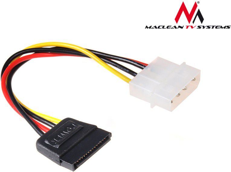 Maclean Molex - SATA, 0.15m, Wielokolorowy (MCTV-633)