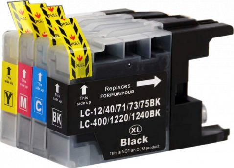 Tusz Brother 4x Tusz Do Brother LC-1220 LC-1240 20/10ml CMYK