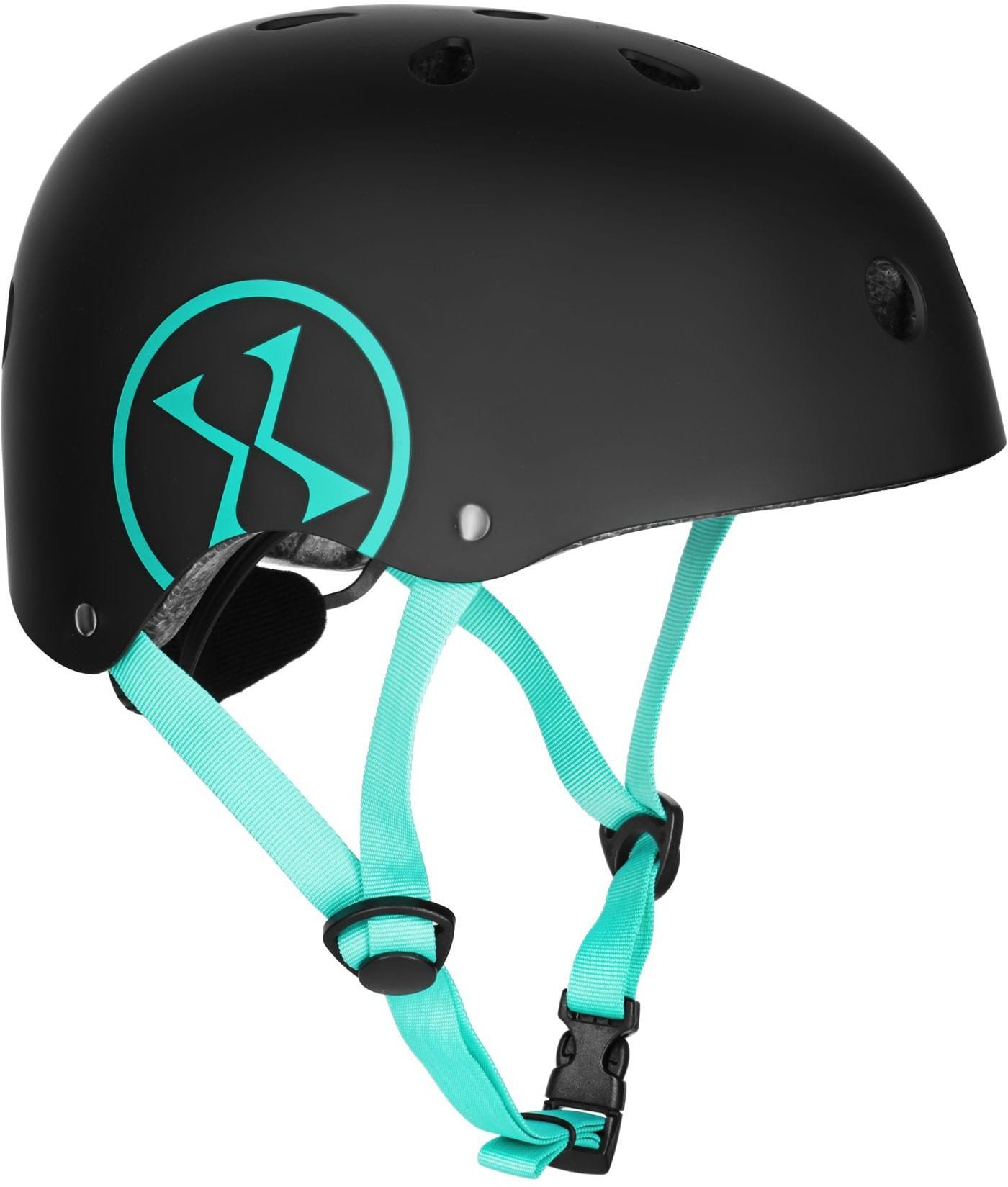 MTW001-1 KASK CZARNO-NIEBIESKI ROZM. L(58-61CM) NILS EXTREME