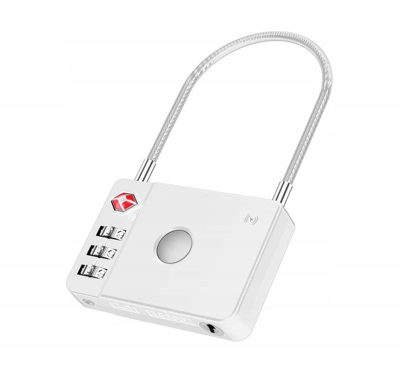 ultron MiLock Gepäckschloss mit apple zert.Tag weiss