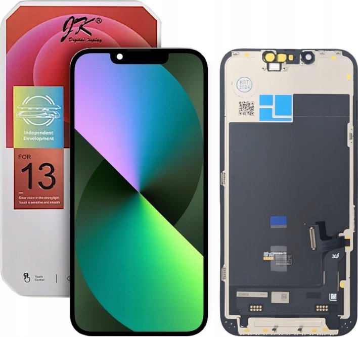 WYŚWIETLACZ EKRAN LCD DO IPHONE 13 JK INCELL WYMIENNY CHIP (A2633, A2482, A2631, A2634, A2635)