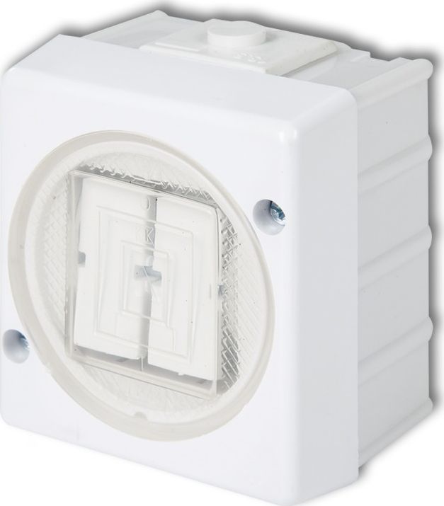 Karlik SENIOR Łącznik świecznikowy podświetlany biały WHS-2L