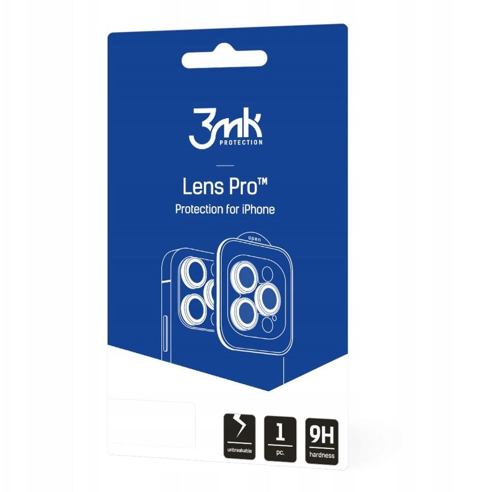 Ochrona na obiektyw aparatu 3MK Lens Protection Pro do Apple iPhone 17 fioletowy