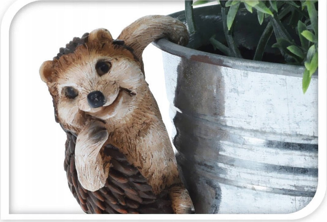 Dekoracja świąteczna ProGarden Zawieszka na doniczkę Wesołe zwierzątko, polyresin, 9 x 4,5 x 8 cm