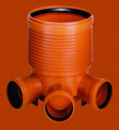 Magnaplast Kineta zbiorcza 3 dopływy 400/160 do rur wznoszących gładkiej z uszczelką