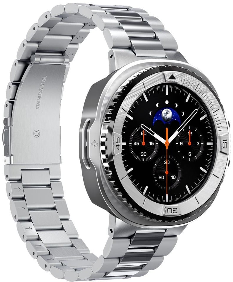 Nakładka Spigen Bezel Tune Pro Pilot do Samsung Galaxy Watch 8 Classic 46mm Silver