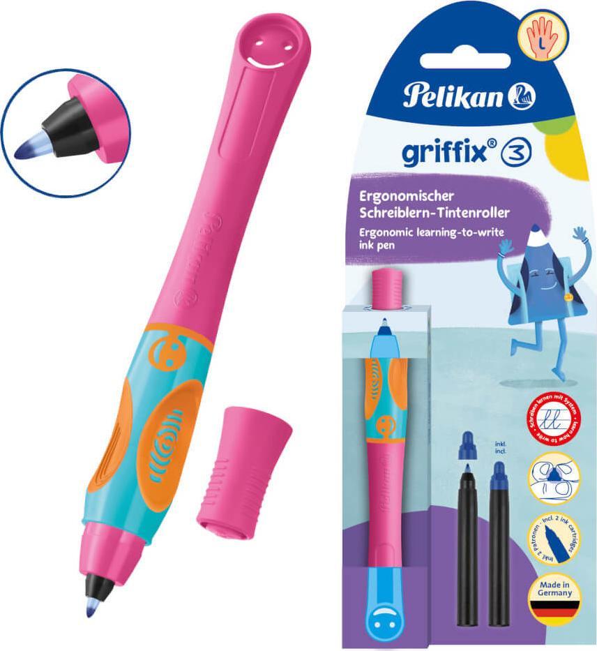 Pelikan Pióro kulkowe Griffix Lovely Pink blister L