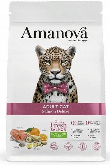 Amanova Cat Sterilised Salmon Deluxe - łosoś 6kg