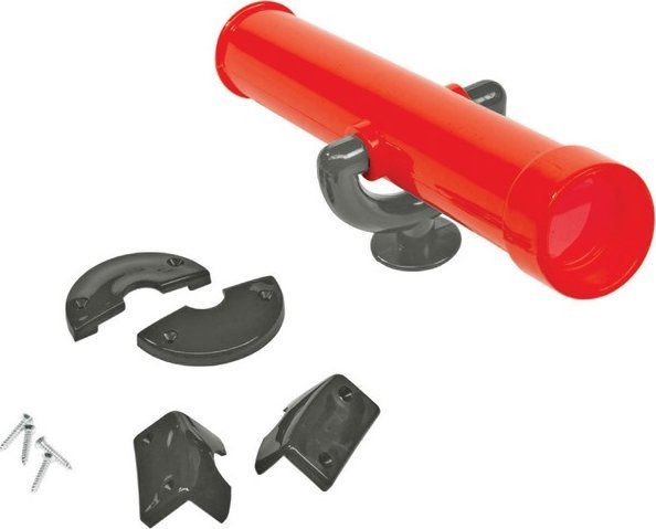 Teleskop na plac zabaw - czerwony