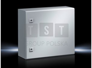 Rittal AX Obudowa kompaktowa 500x500x300 mm blacha stalowa z pł. mont. jednodrzwiowa 2 zamki dźwigienkowe 1350.000