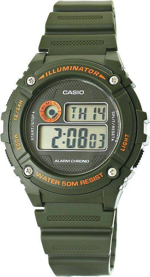 Zegarek Casio Zegarek CASIO Wielofunkcyjny W-216H-3BVDF