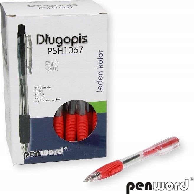 Teka Długopis czerwony (50szt)