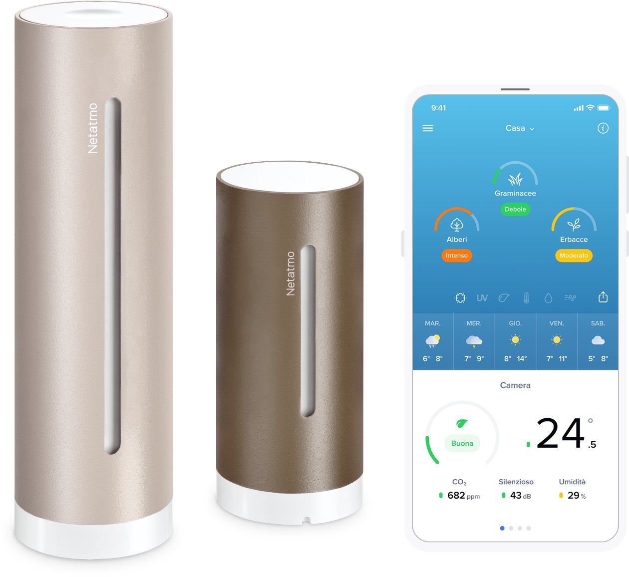 Stacja pogodowa Netatmo Stacja pogody ORIGINAL (2 gen.)