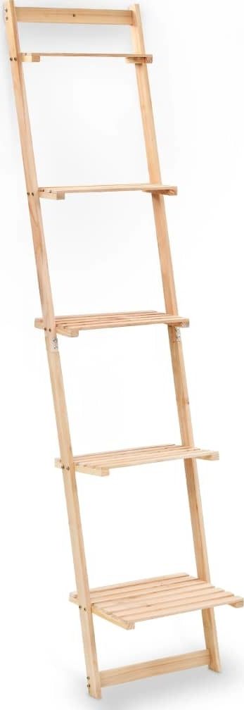 vidaXL Regał drabina z drewna cedrowego, 41,5 x 30 x 176 cm