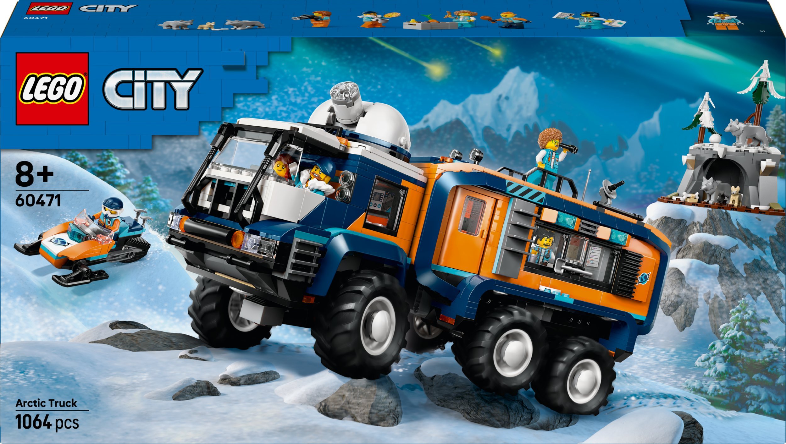 LEGO City Ciężarówka z laboratorium arktycznej odkrywczyni (60471)