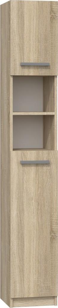 Topeshop SZAFKA ŁAZIENKOWA MARBELA 32CM REGAŁ SŁUPEK SONOMA