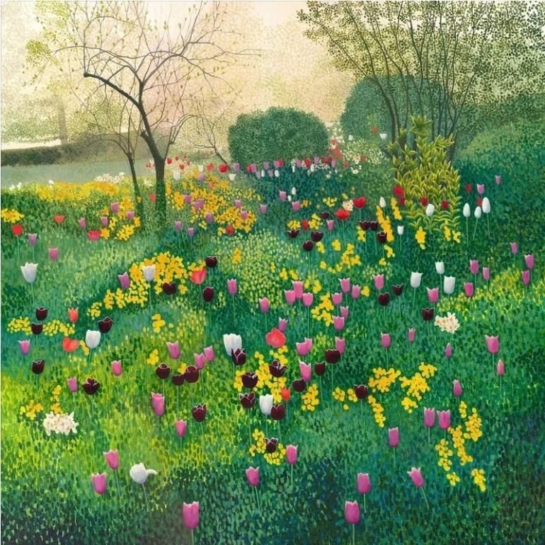 Susan Entwistle Karnet z kopertą Tulipany