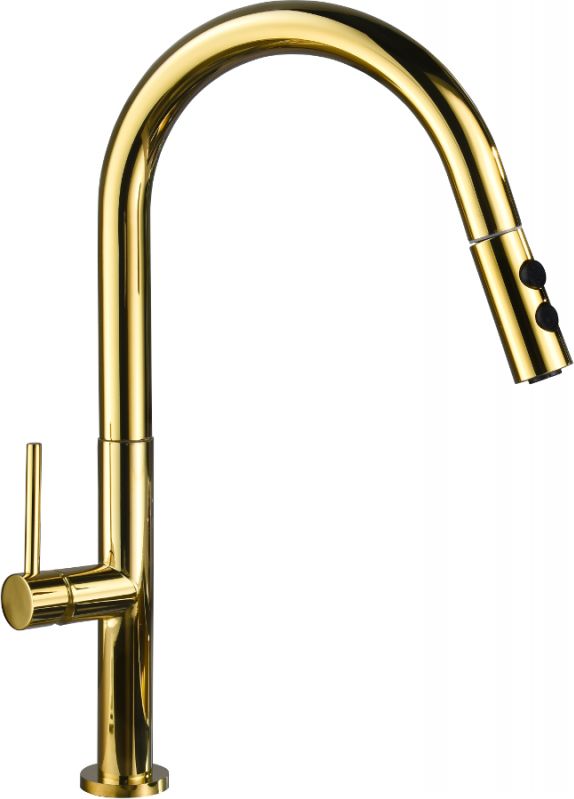 Bateria kuchenna Mexen Ava stojąca złota