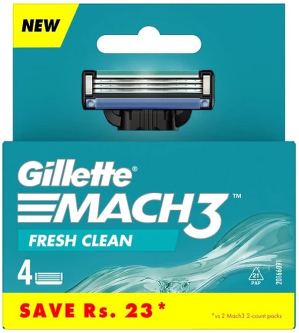 Gillette Mach 3 Wkład do maszynki 4szt.