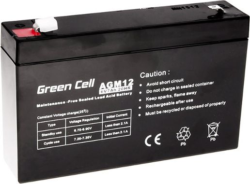 Green Cell Akumulator 6V/7Ah (AGM12)