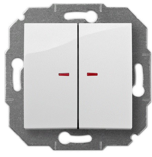 Elektro-Plast Łącznik świecznikowy Carla z podświetleniem biały (1724-10)