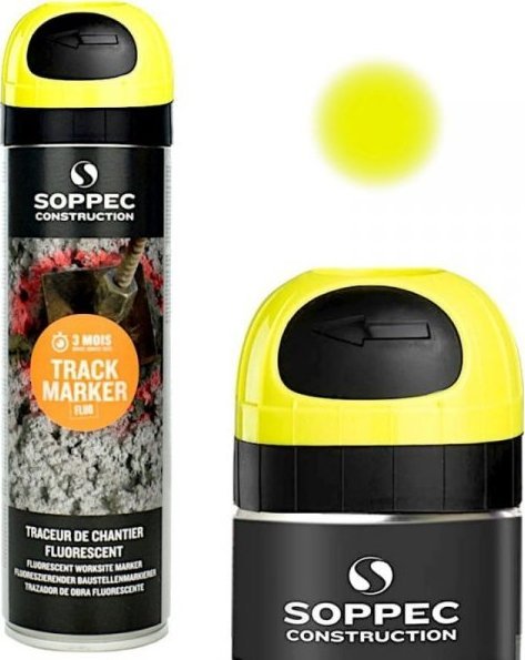 Soppec SOPPEC SPRAY GEODEZYJNY TRACK MARKER ŻÓŁTY 500ML (1 SZT)