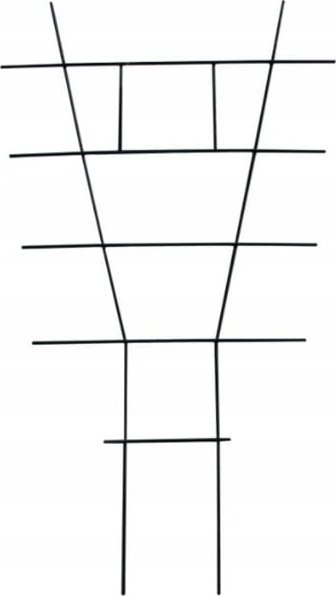 Podpora drabinka do roślin doniczkowych 38x24cm Zielona drut stalowy