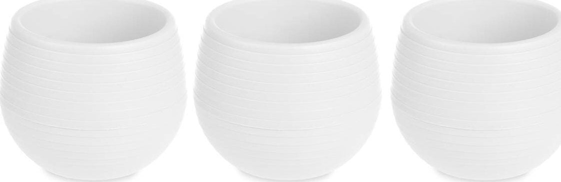 Ibergarden Doniczki samonawadniające, plastikowe, 3 sztuki, Ø 10 cm