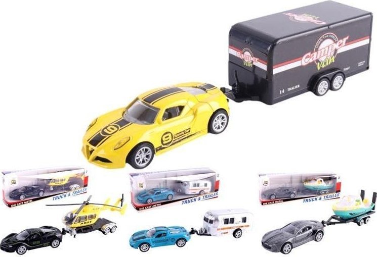 Pro Kids Samochód z przyczepą mix