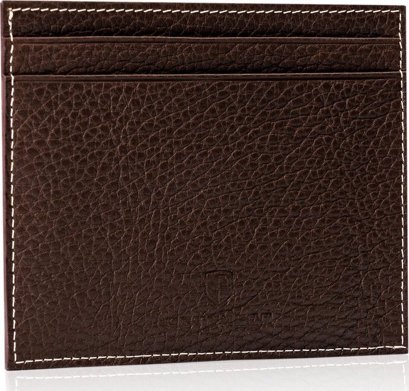 Peterson Etui skórzane na dokumenty Peterson PTN CAW22722 TM brązowe