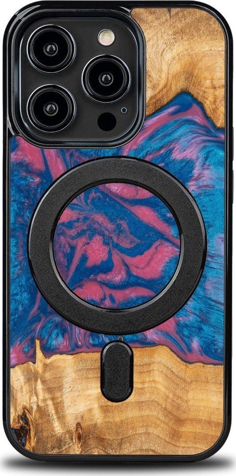 BeWood Etui Bewood Unique na iPhone 14 Pro - Neons - Vegas z MagSafe