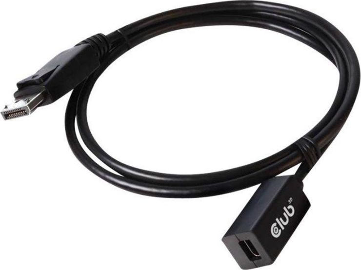 Kabel Club 3D DisplayPort Mini - DisplayPort 1m czarny (CAC-1120)