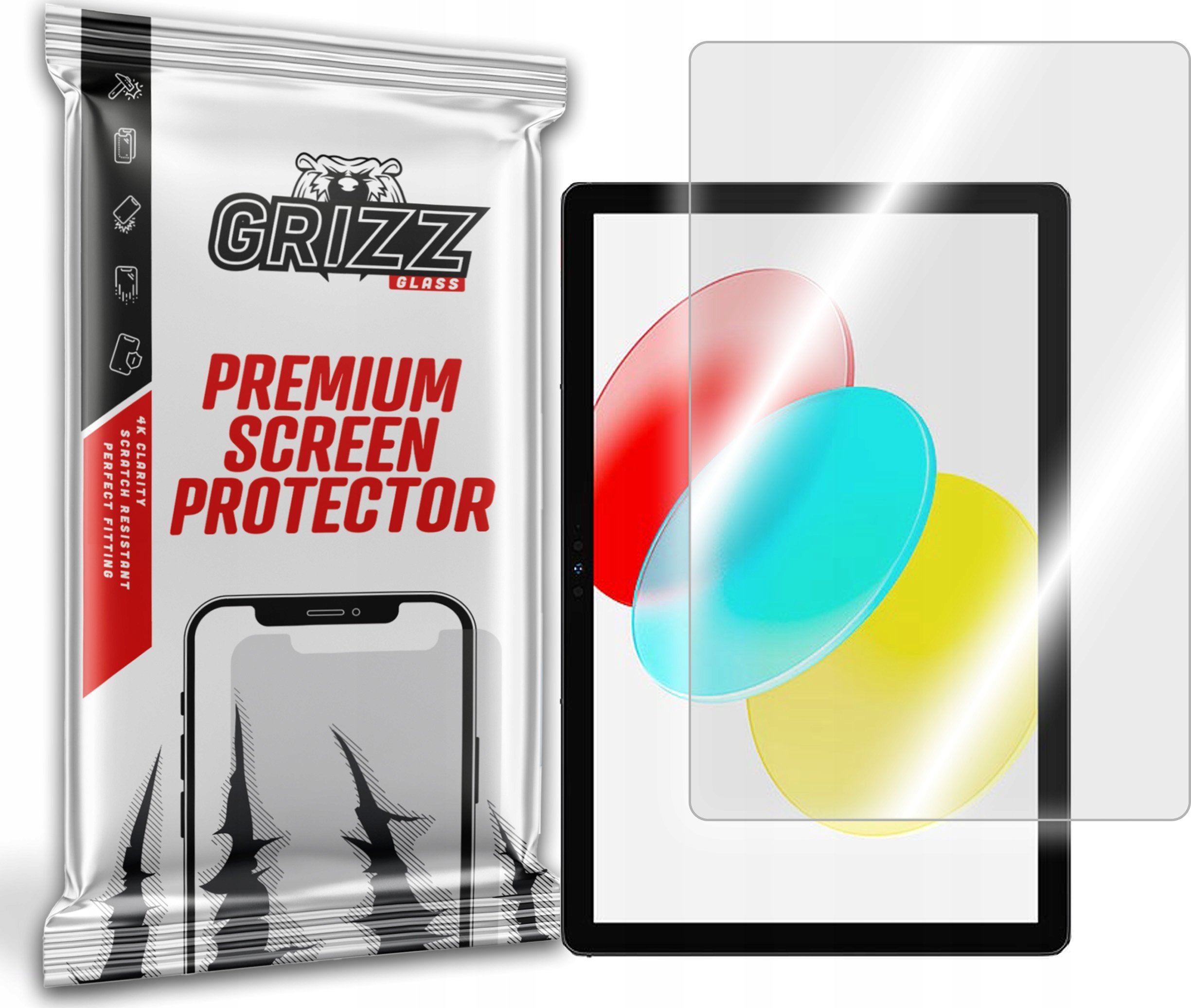 GrizzGlass Szkło hybrydowe GrizzGlass HybridGlass do Ulefone Tab A8