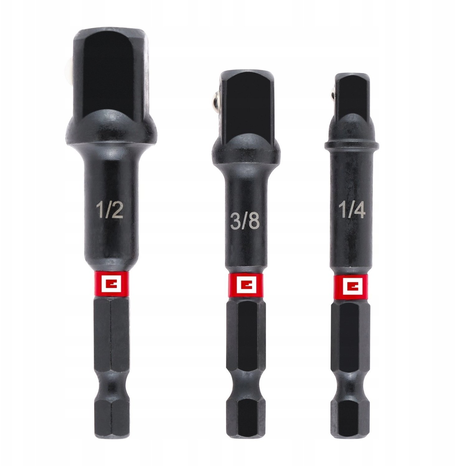 ZESTAW ADAPTERÓW UDAROWYCH 1/2 3/8 1/4 3 SZT. 49134215