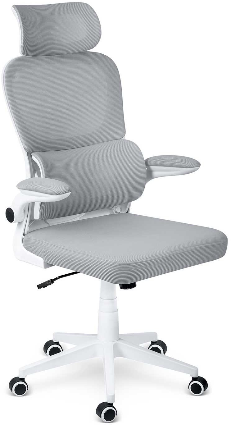 Krzesło biurowe Sofotel Formax Biało-szare