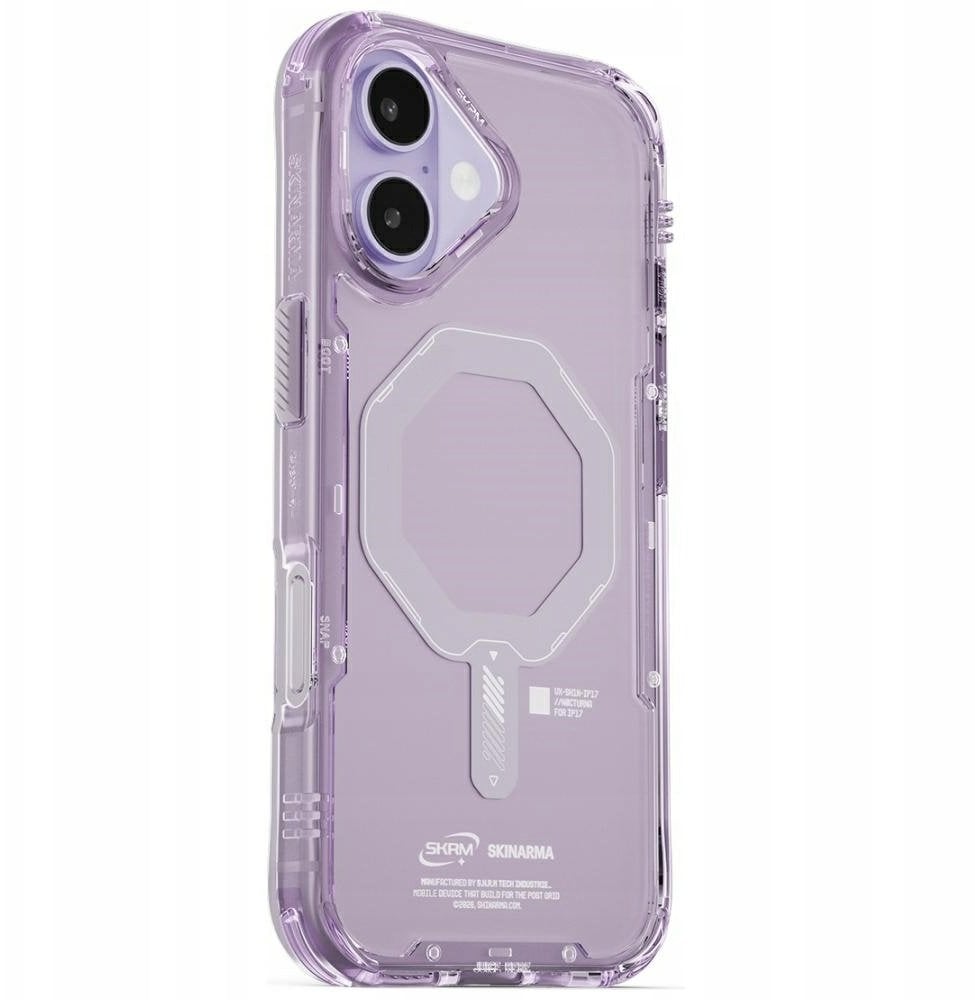 SKINARMA Etui Saido do iPhone 17 Magnetic Charging lilac