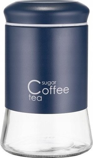 Kadax KADAX Pojemnik Szklany Kawa Herbata 1000ml Granat