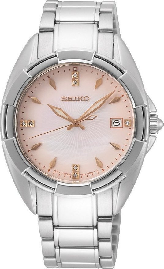 Zegarek Seiko Zegarek damski Seiko SKK725P1 srebrny