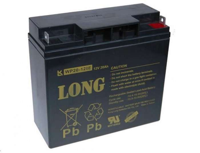 Long 12V 20Ah akumulator kwasowo-ołowiowy DeepCycle AGM F3