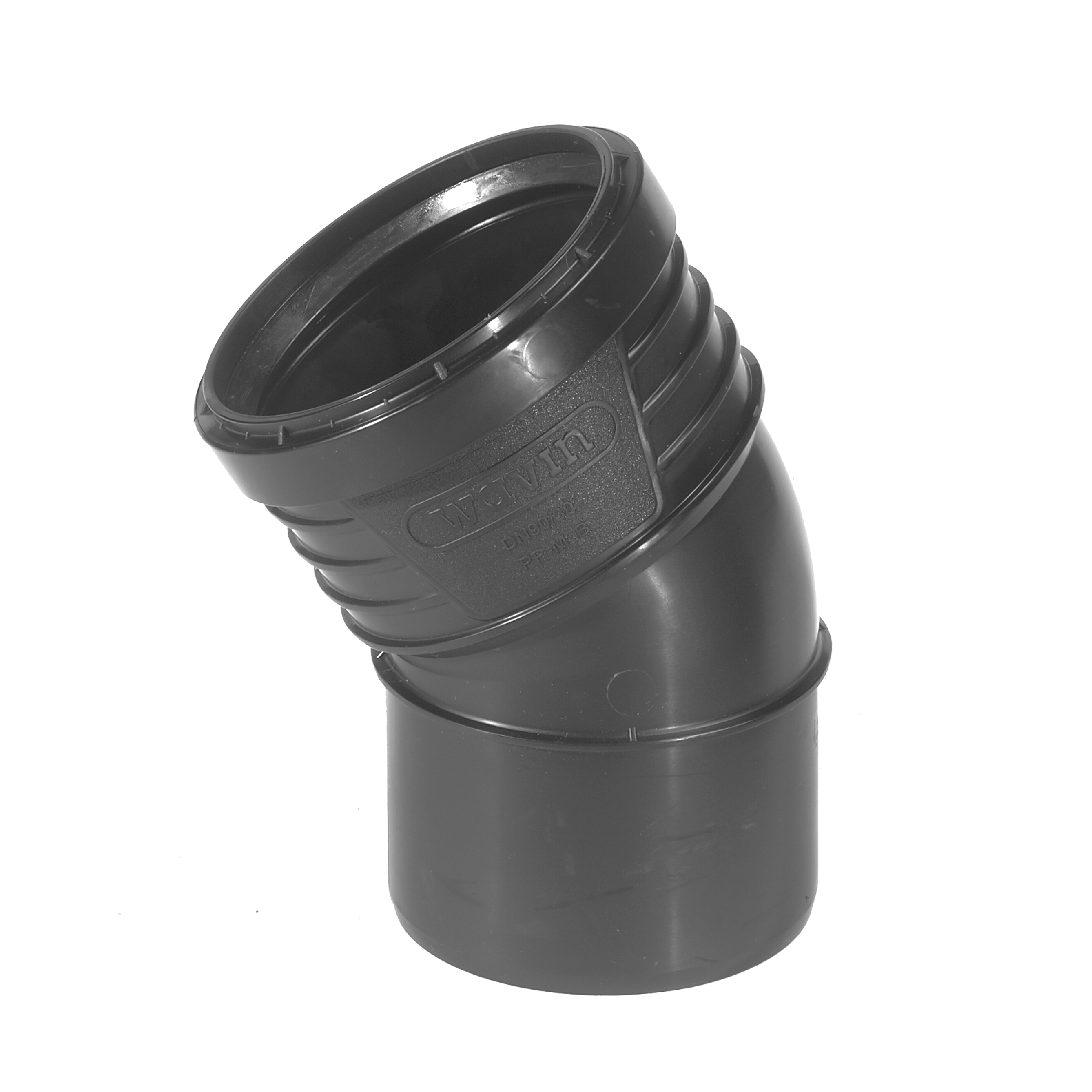 Wavin Kolano 30° SiTech+ 75mm czarne (3067719)