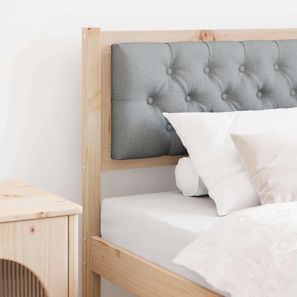 vidaXL Zagłówek Inny Brązowy i jasnoszary 90 cm Lite drewno sosnowe