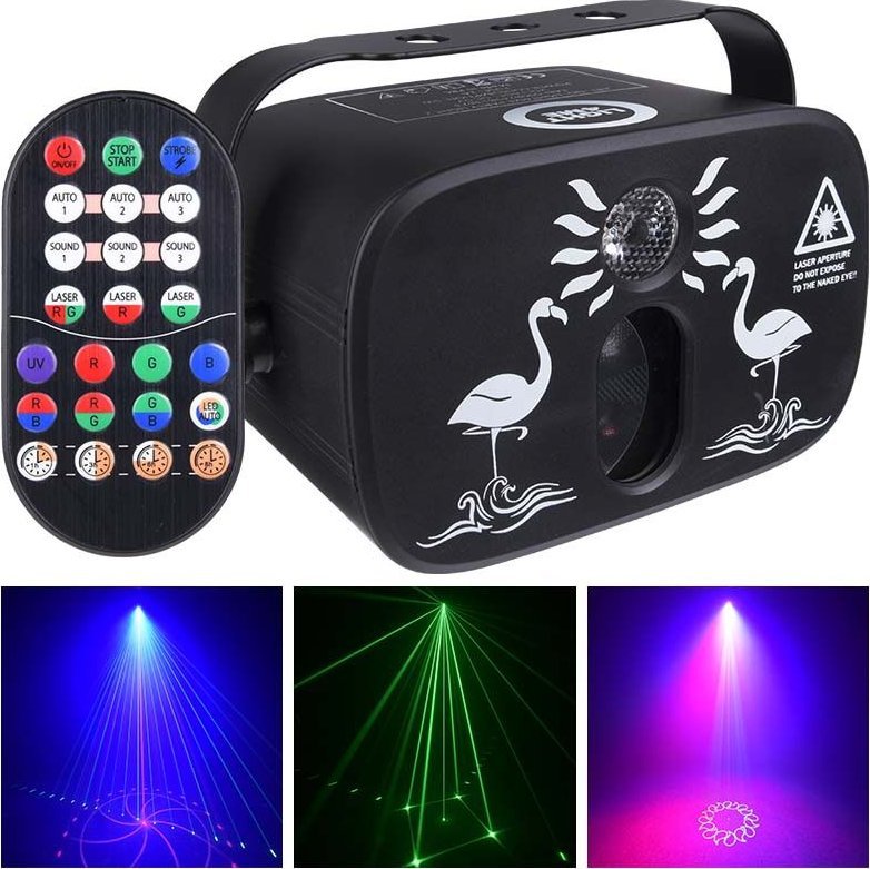 Lampa studyjna LIGHT4ME LIGHT4ME PARTY LIGHT 2 efekt LED oświetlenie disco laser +pilot