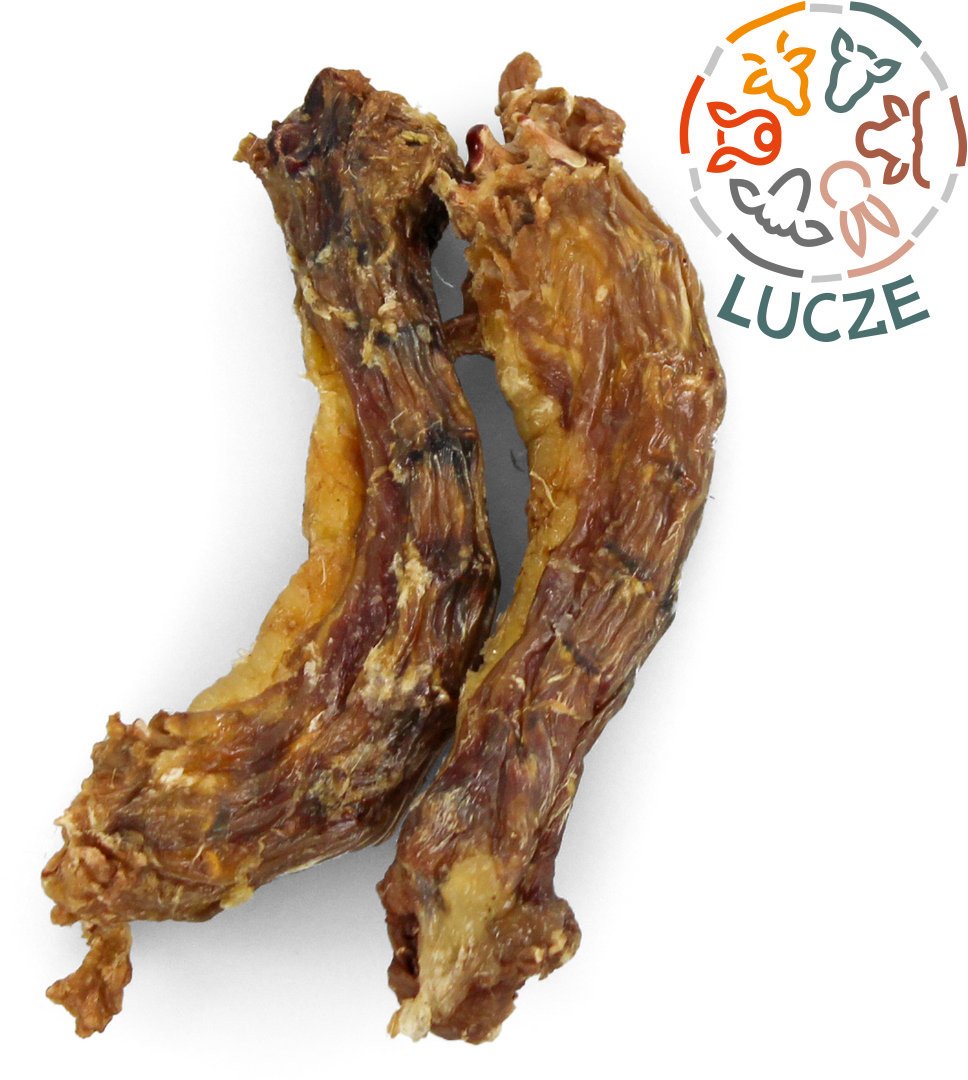LUCZE szyje z kurczaka suszone 0,5kg 100% NATURALNE