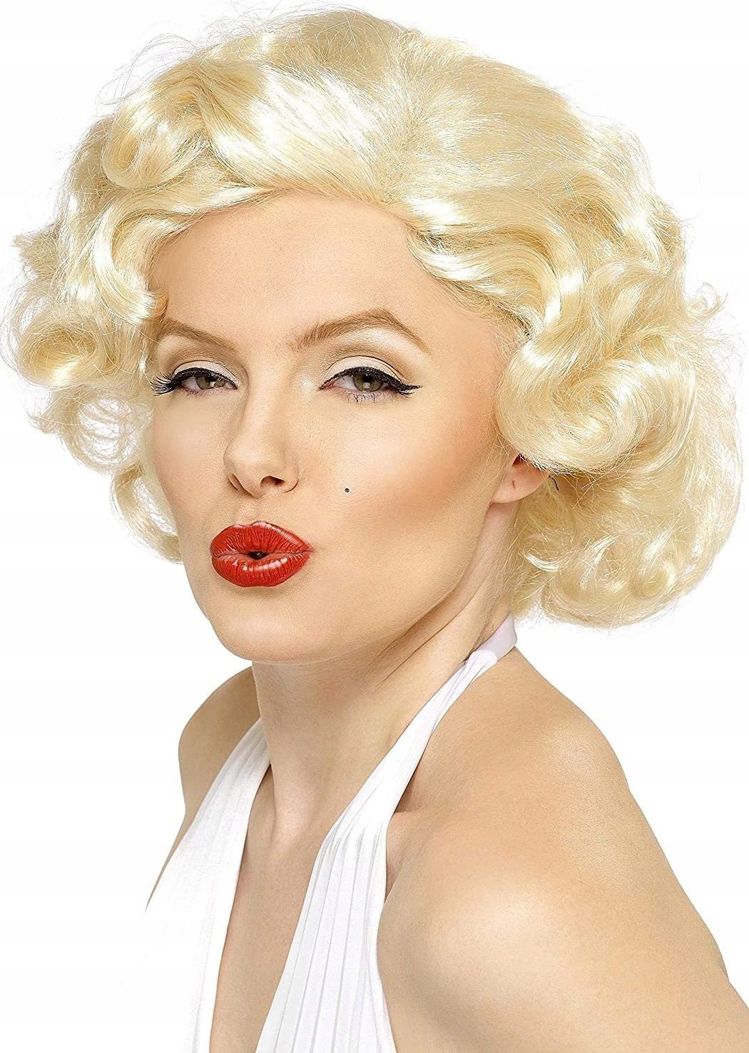 Korbi PERUKA Marilyn Monroe BLOND WŁOSY KRĘCONE W56
